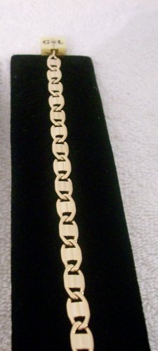 Gold Chain Link Bracelet
