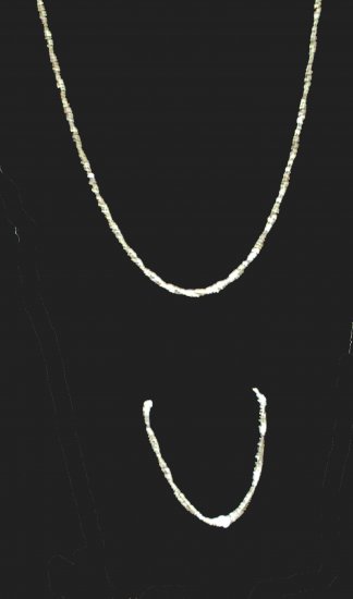 14 kt Gold Gp 2 piece ( Necklace & Bracelet )