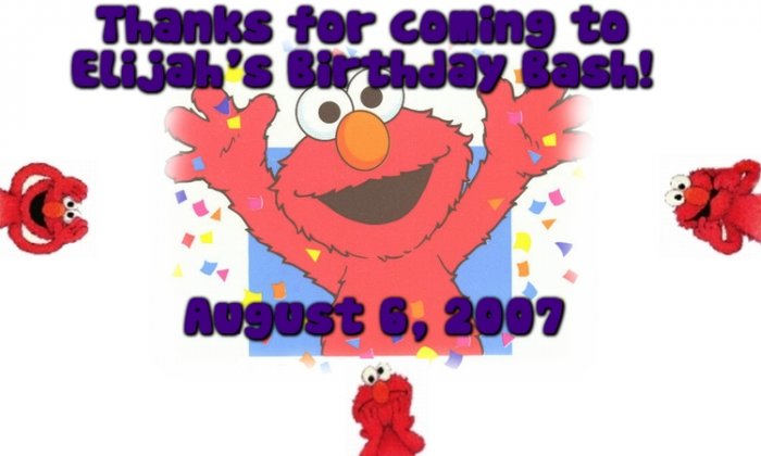 Elmo Funny Faces Treat Box