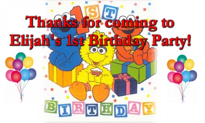 First Birthday treat box