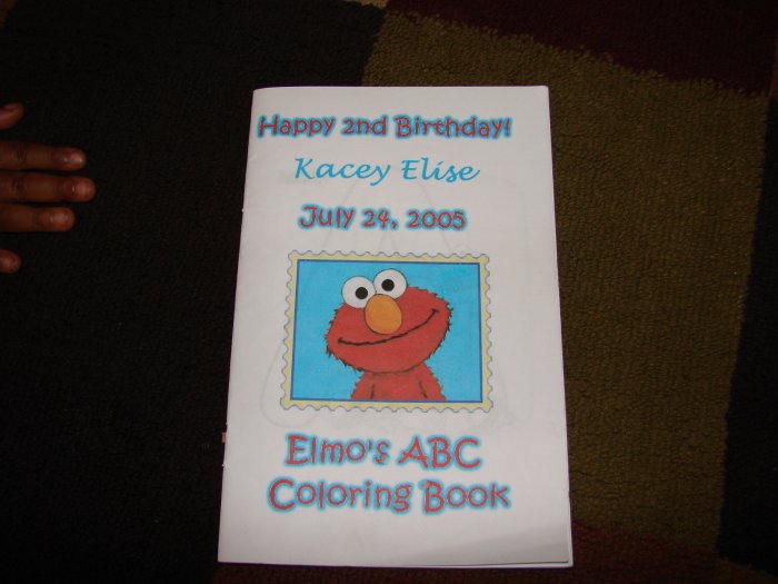 Elmo's ABC Coloring Book Party Favor