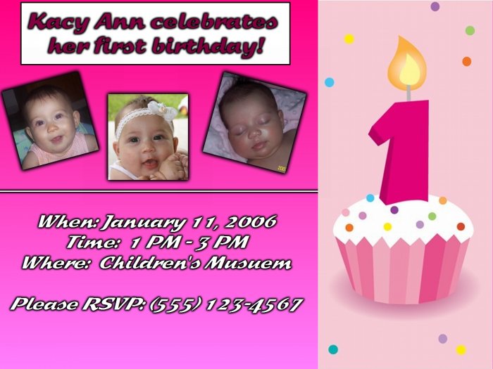 First Birthday Girls