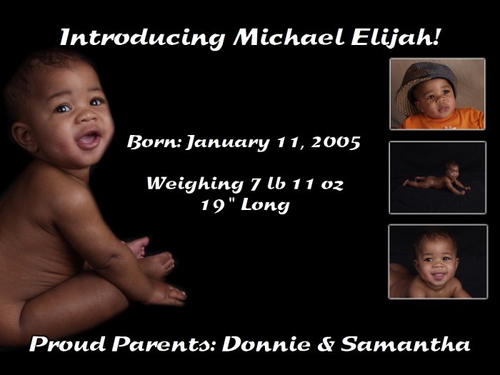 Birth Announcement