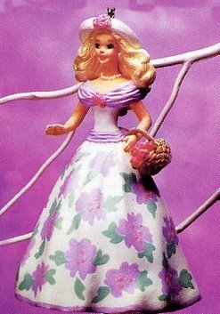 BRAND NEW IN BOX 1995 Sprintime Barbie Hallmark Ornament