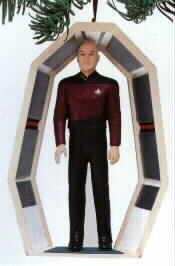 BRAND NEW IN BOX 1995 Star Trek: Captain Jean-Luc Picard Hallmark Ornaments