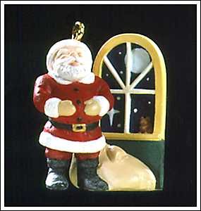 BRAND NEW IN BOX 1997 Jolly Old Santa Miniture Hallmark Keepsake Ornament