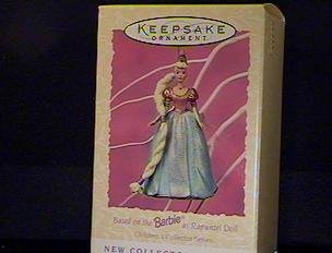 BRAND NEW IN BOX 1997 Barbie Rapunzel Springtime Hallmark Ornament