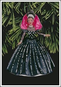 BRAND NEW IN BOX 1998 African American Holiday Barbie Hallmark Ornament