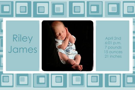 50 Adorable Photo Birth Announcements!