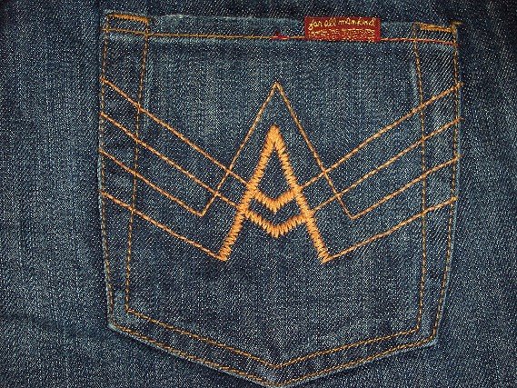 SEVEN ORANGE A POCKET JEAN SZ 25