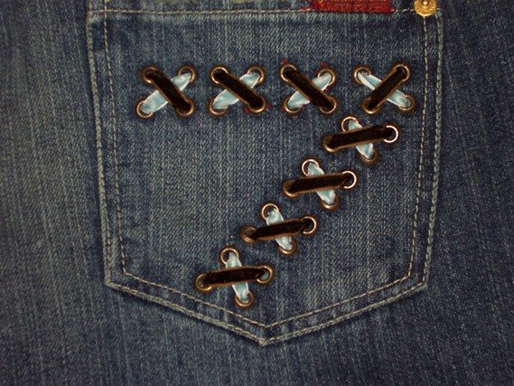 SEVEN RIBBON POCKET SZ 25