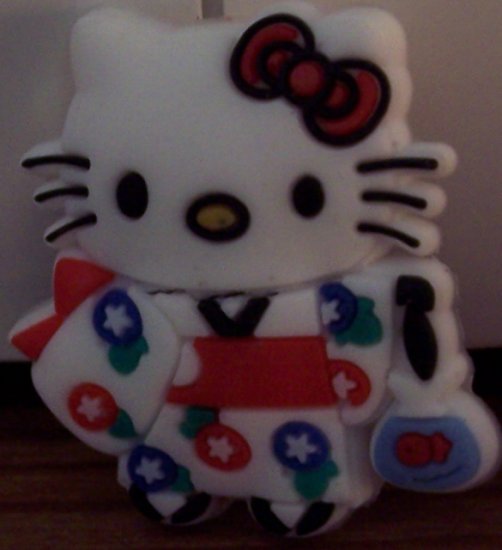 HELLO KITTY KOMONO SHOE CHARMS FOR ALL CLOGS AND CROCS