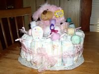 1 Tier Diaper Cake