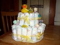Themed 2 Tier Diaper Cake