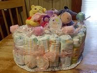 Themed 1 Tier Diaper Cake