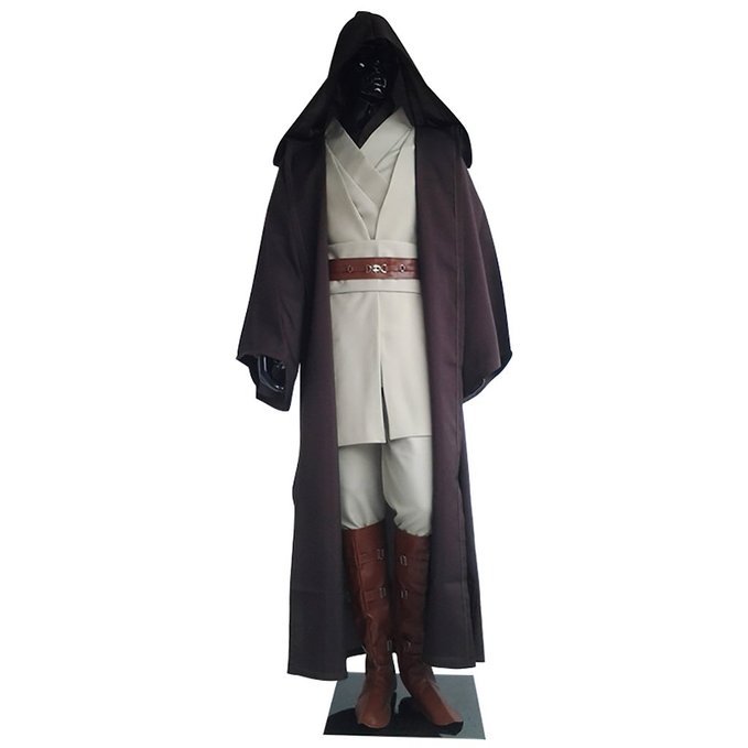 Cosplaydiy Men's Outfit Star Wars Jedi Knight Anakin Skywalker Cosplay For Halloween Party