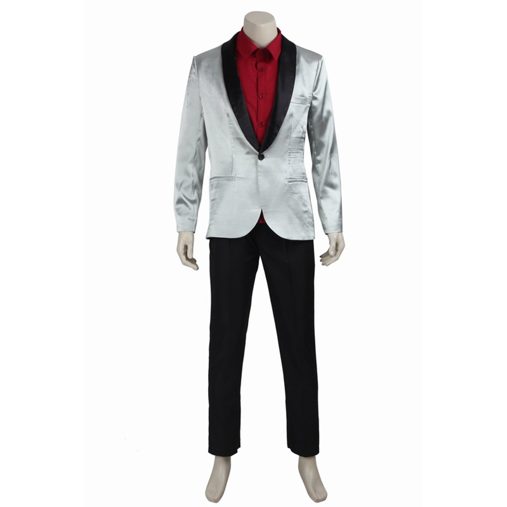Cosplaydiy Men's Costume Suicide Squad Joker Cosplay For Party