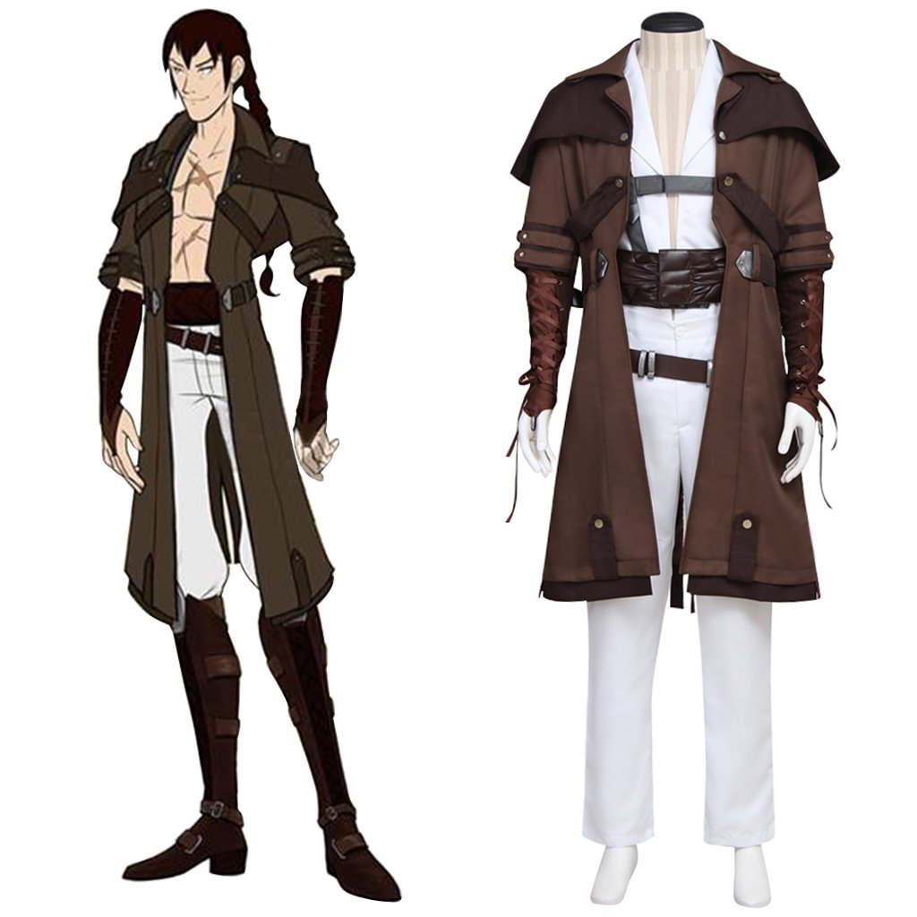 RWBY Tyrian Callows Costume Adult's Vest Jacket Pants Costume Cosplay for Carnival Party