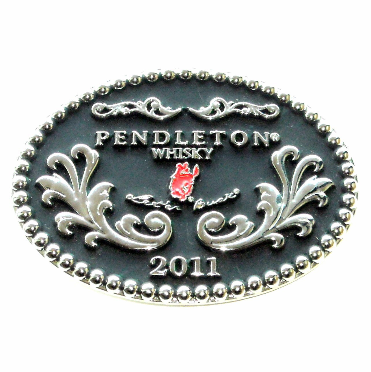Pendleton 2011 Round Up Rodeo Montana Silversmiths Belt Buckle