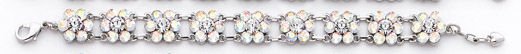 Swarovski Clear Crystal Daisy Bracelet