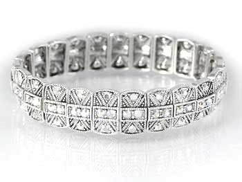 Swarovski Bracelet With Clear Crystals