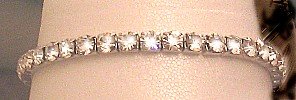 Swarovski Crystal Clear Aurora Borealis Toe Ring