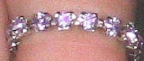 Swarovski Crystal Violet Toe Ring