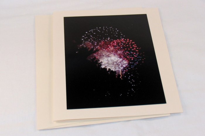 Fireworks - Original Fine Art Photograph Photocard