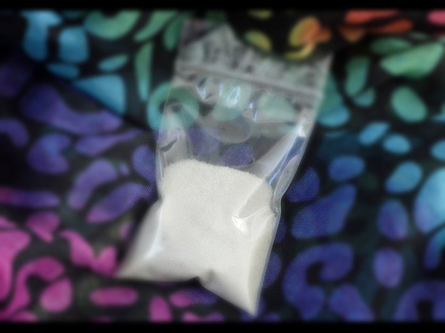 Pure white sand