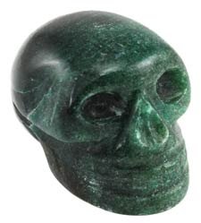 Green Aventurine Skull