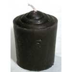 Black 15 hour votive candle