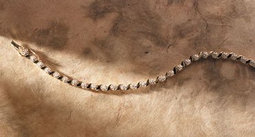 Jacquelin Farre Genuine Diamond Tennis Bracelet