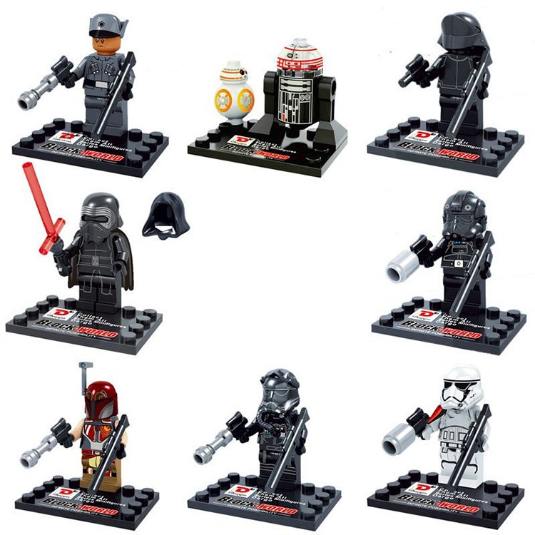 Star Wars Jedi Kylo Ren Imperial Storm Trooper Minifigure Lego Compatible Toy