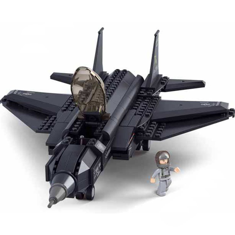 Army Air Force F35 Stealth Bomber Jet Aircraft Plane Lego Compatible Toy