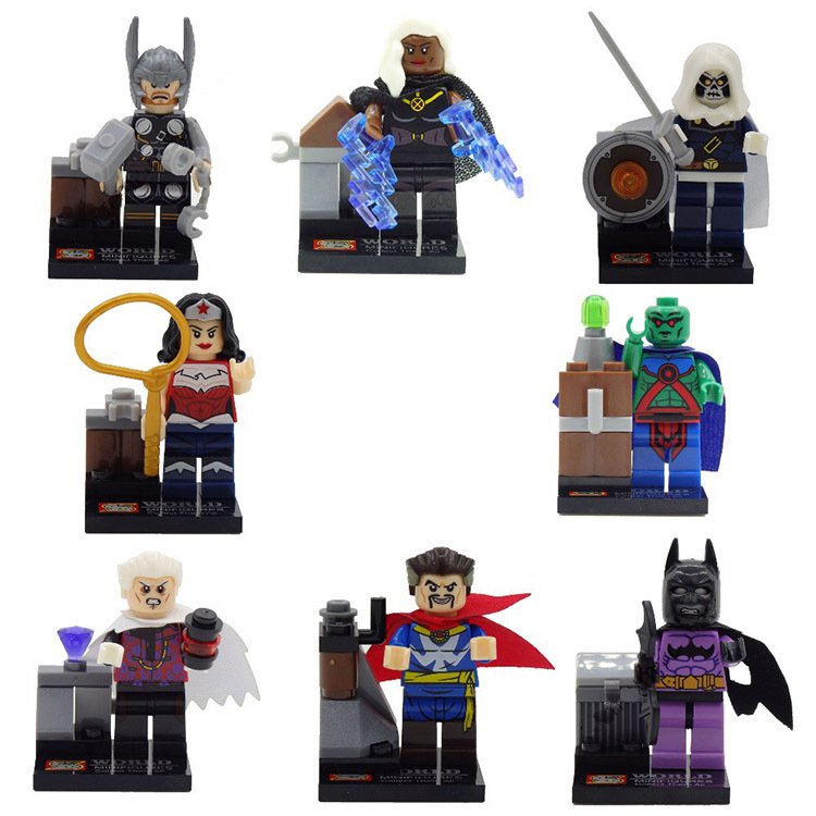 Super Hero DC Justice League X-men Avenger Minifigure Compatible Lego Toy