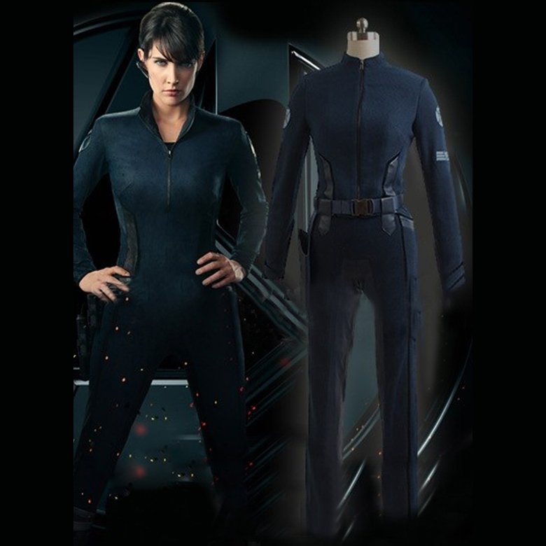 Men's Costume Agents of S.H.I.E.L.D. Deputy Director Maria Hill Outfit Halloween Cosplay