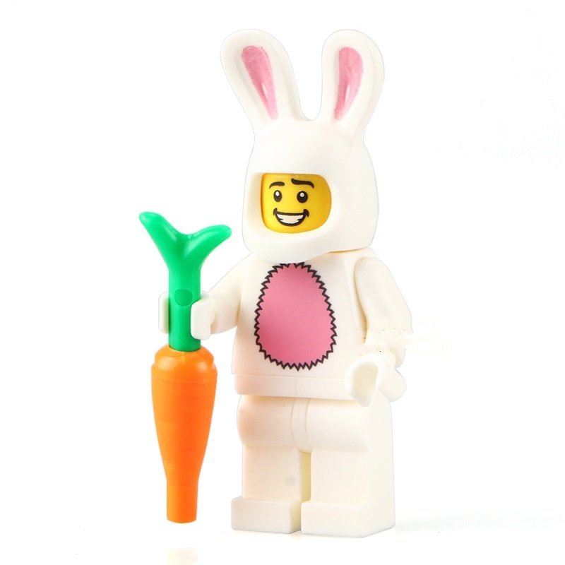 Rabbit Suit Guy Cute Minifigure Compatible Toys Lego