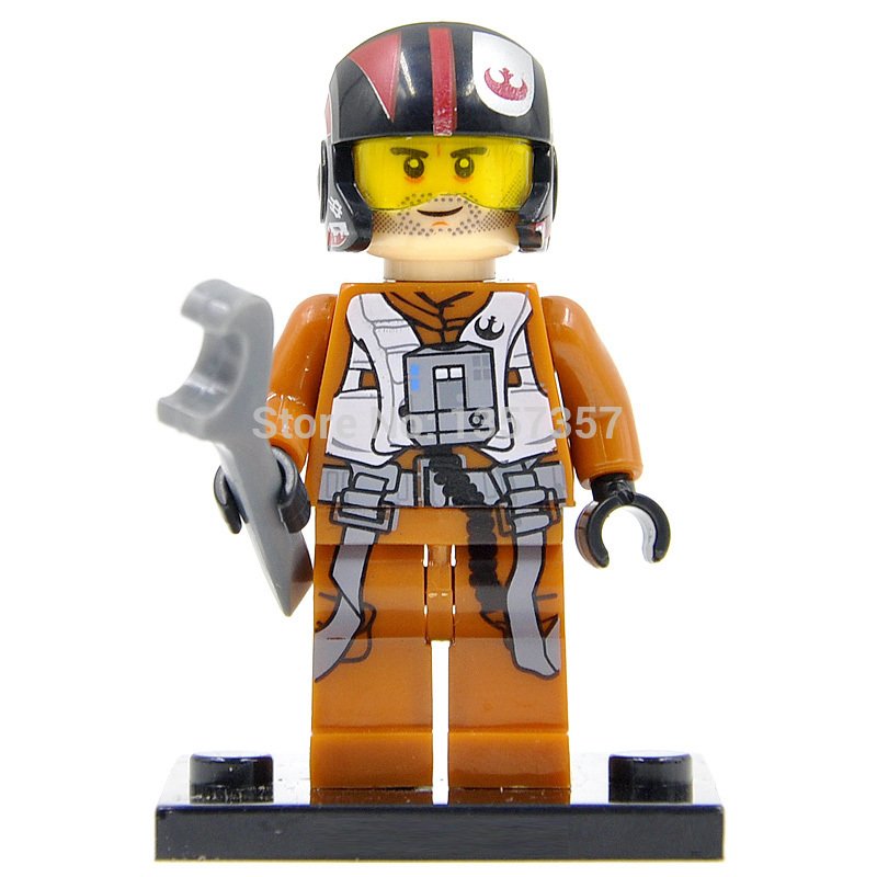 Lego Star Wars Minifigures Compatible Toy Poe Dameron