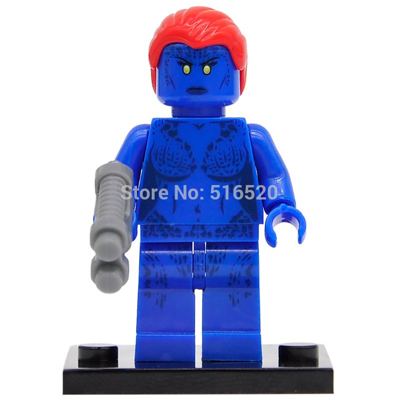 Raven Mystique Marvel X-Men Super heroes Minifigures Lego Compatible Toy