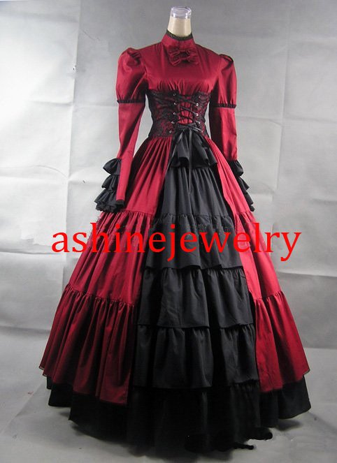Women's Dress Rococo Baroque Ball Gown Medieval Victorian Cosplay Dress Halloween Party