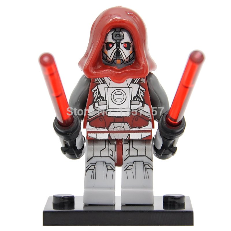 Star Wars Lego Sith Warrior Minifigure Compatible Toy