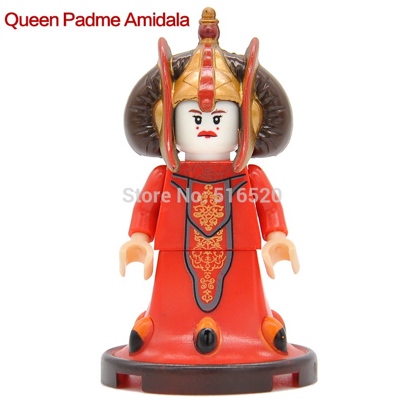 Star Wars Queen Padme Amidala Minifigures Lego Compatible Toy