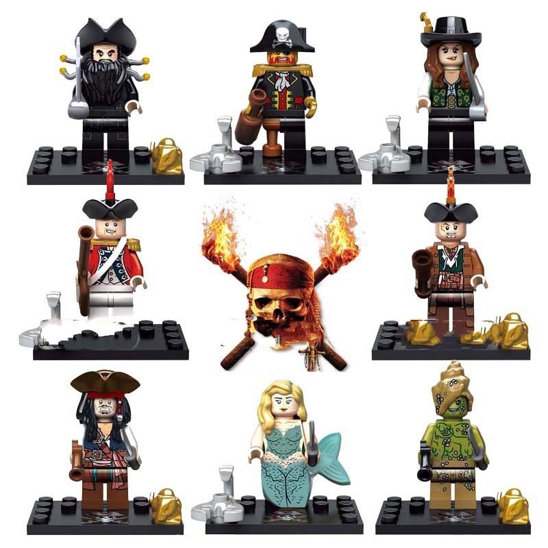 Pirates Of The Caribbean Lego Minifigure Compatible Toy Mermaid JACK