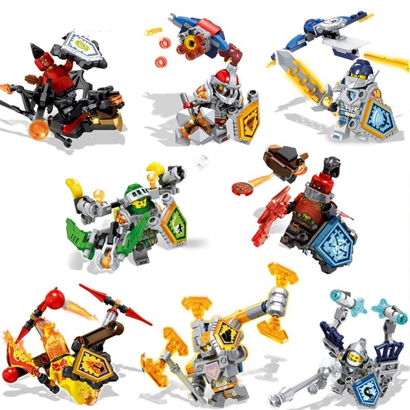 NICK Knights HERO-PALADIN Fighter Lego NICK Minifigure Compatible Toys