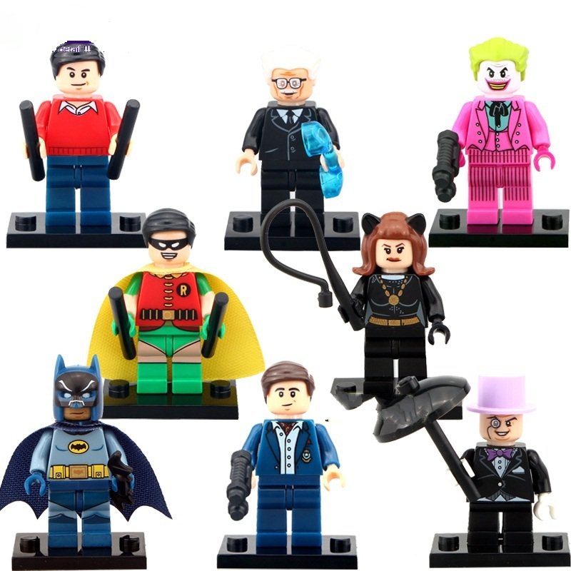 DC Super Heroes Lego Minifigures Batman Joker Compatible Toy