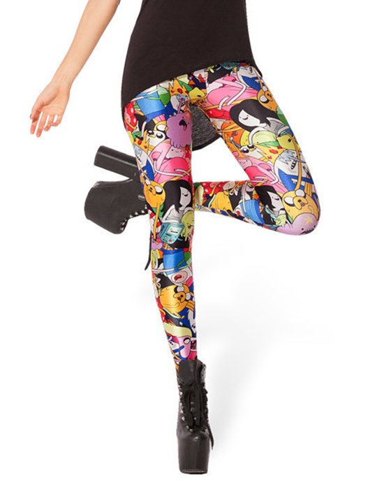 Adventure Time Stretchy Pants Workout Spandex Leggings Yoga Tights for Her Gifts