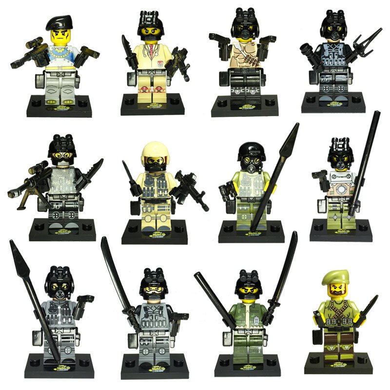 Ghost Commando assault military SWAT Lego Minifigure Compatible Toy