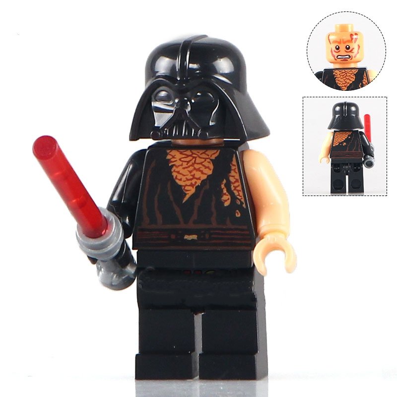 Battle Damaged Anakin Skywalker Star Wars Minifigure Lego Compatible Toy