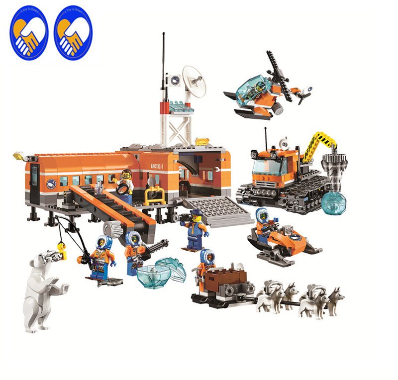 Compatible City 60036 blocks Brick Arctic Base Camp Building Blocks Model BELA Toys