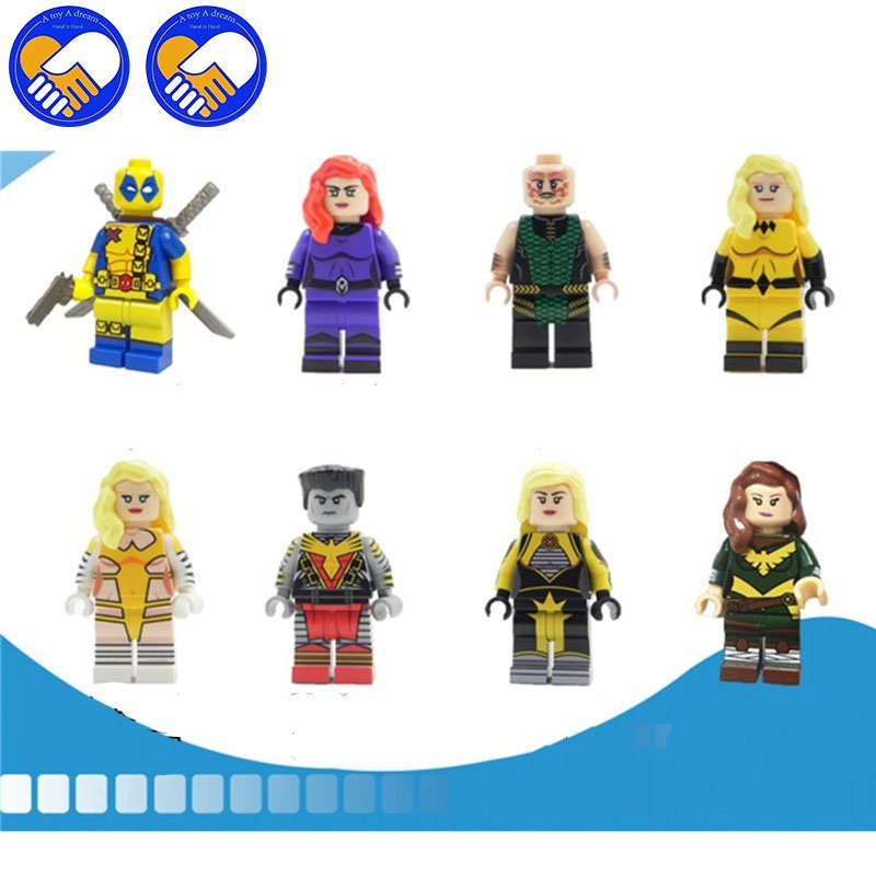 Marvel X-Men Figures Building Lego Minifigures Compatible Toys